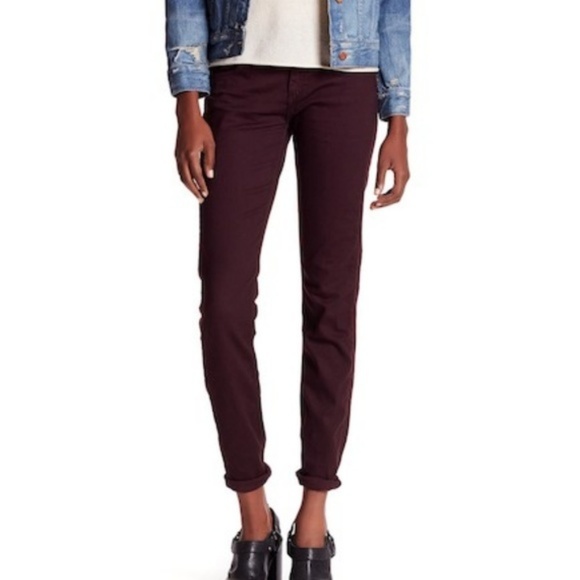 rag & bone Denim - Rag & Bone The Dre Aged Wine Straight Leg Jeans 26